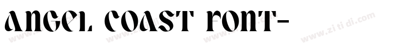 Angel Coast Font字体转换